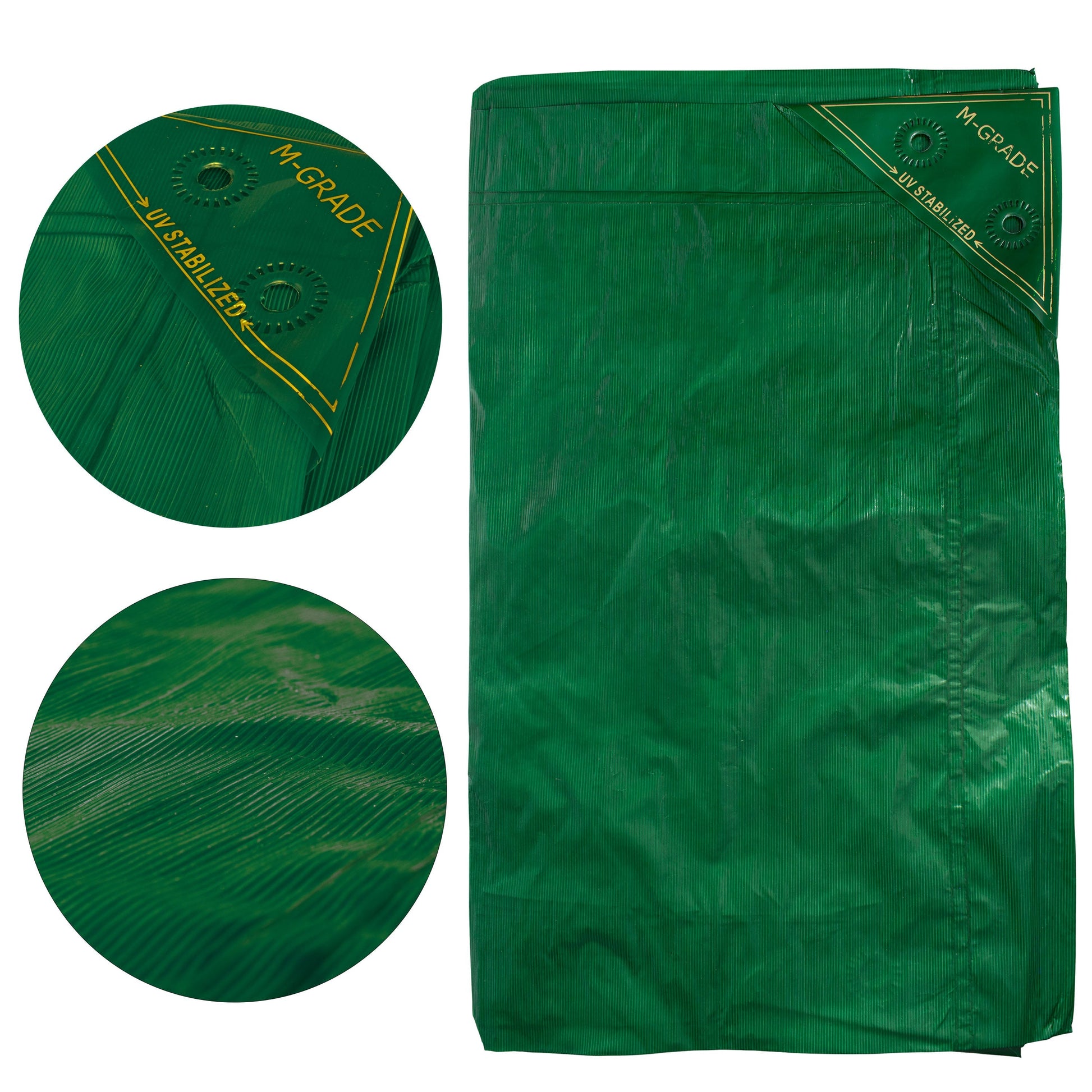 M-Grade LLDPE Green Tarpaulin 1.5m x 2m - Best4Trade-Retail Tarpaulins