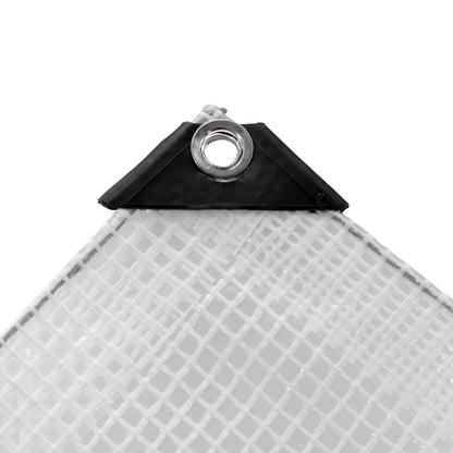 Clear M-Grade Tarpaulin with 10 Metres of 6mm Bungee Rope - Best4Trade-Retail Tarpaulins