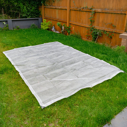 Clear M-Grade Tarpaulin with 10m of 6mm Bungee Rope and 10 x Slide Type Tarp Clips - Best4Trade-Retail Tarpaulins