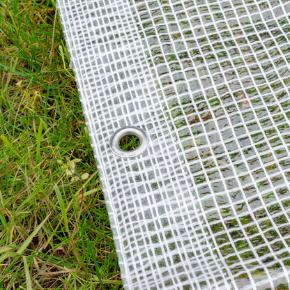 Clear M-Grade Tarpaulin with 10 Metres of 6mm Bungee Rope - Best4Trade-Retail Tarpaulins