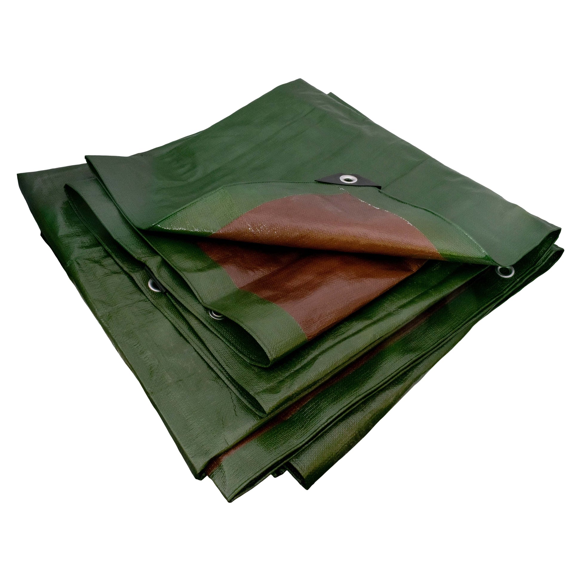 Green/Brown L-Grade Tarpaulin 4m x 6m - Best4Trade-Retail Tarpaulins