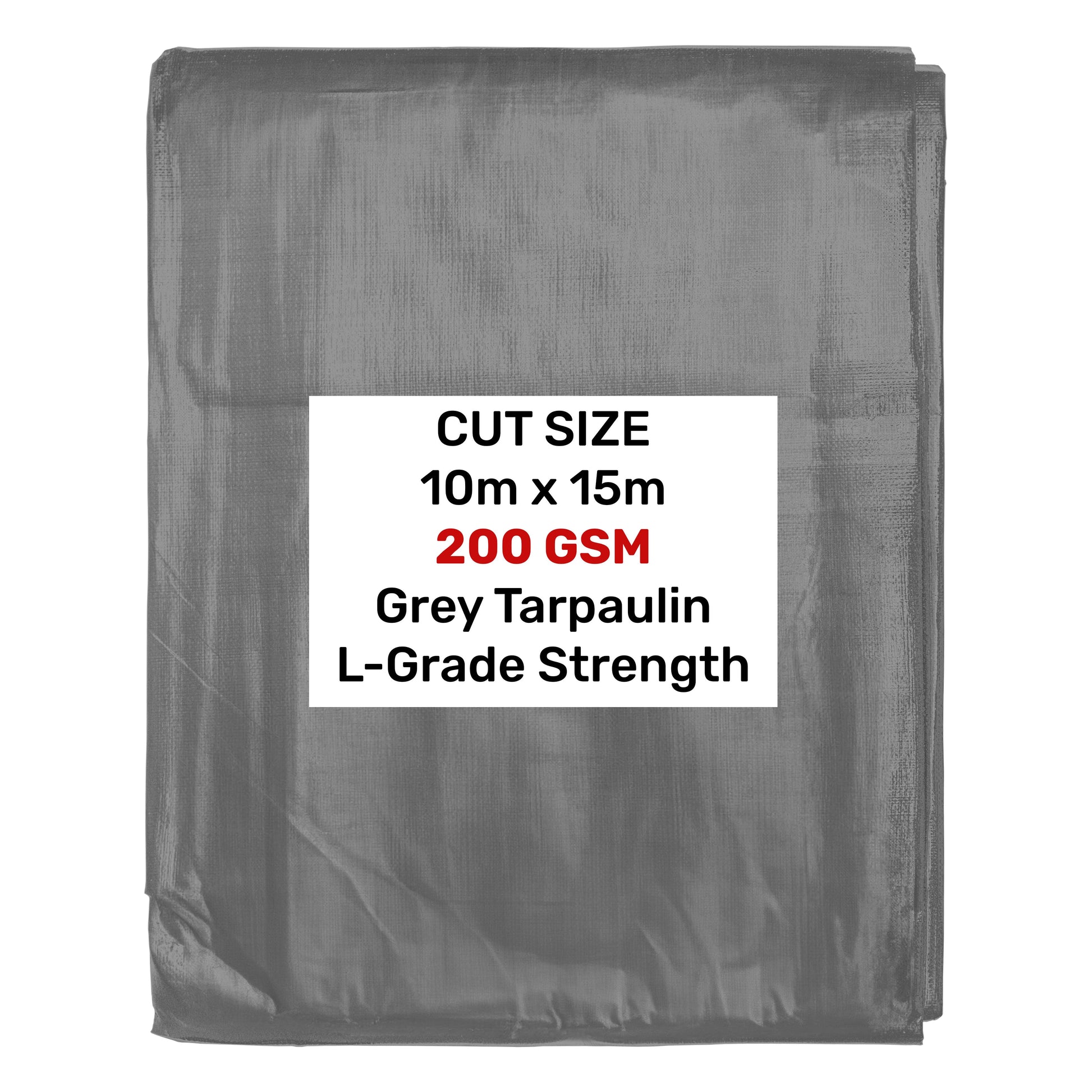 Grey L-Grade Tarpaulin 10m x 15m - Best4Trade-Retail Tarpaulins