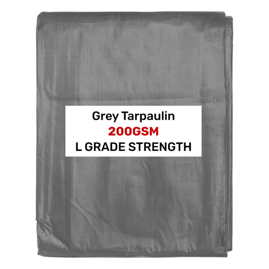 Grey L-Grade Tarpaulin 2m x 4m - Best4Trade-Retail Tarpaulins