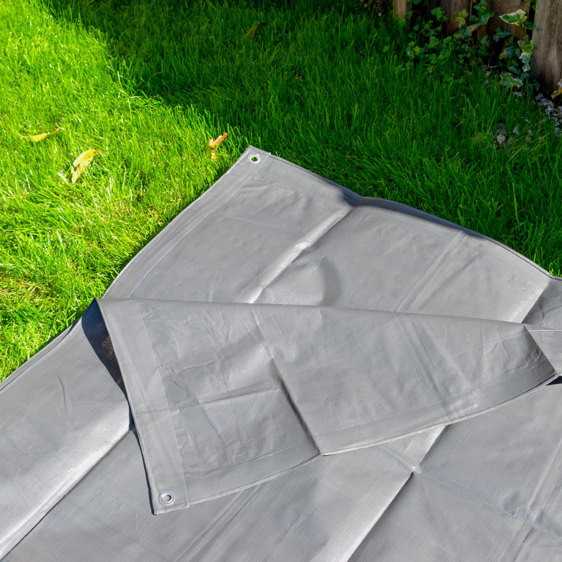 Grey L-Grade Tarpaulin 2m x 3m - Best4Trade-Retail Tarpaulins