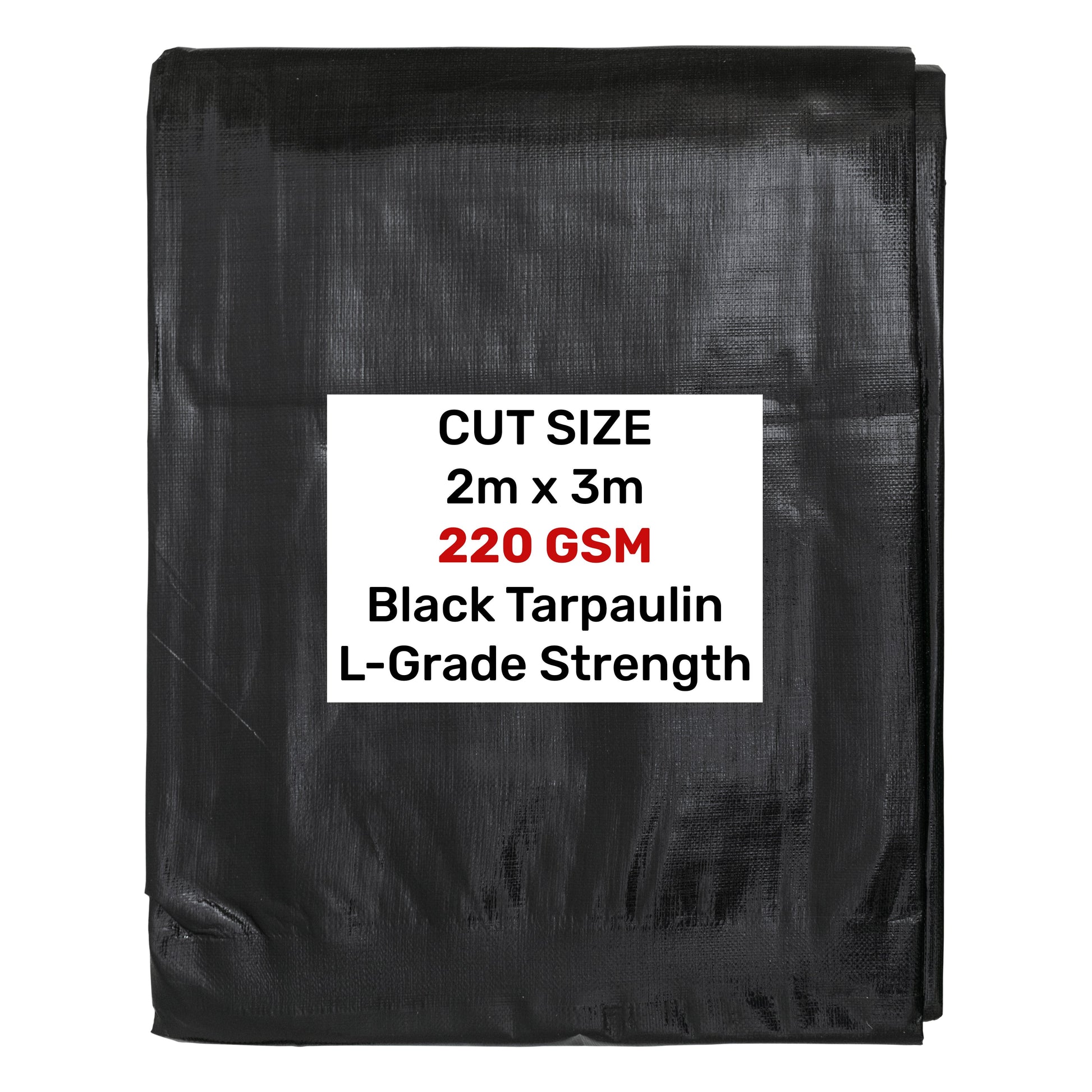 Black/Silver L-Grade Tarpaulin 2m x 3m - Best4Trade-Retail Tarpaulins