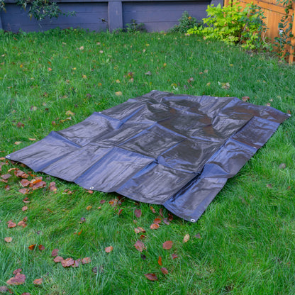 Black/Silver L-Grade Tarpaulin 3m x 5m - Best4Trade-Retail Tarpaulins