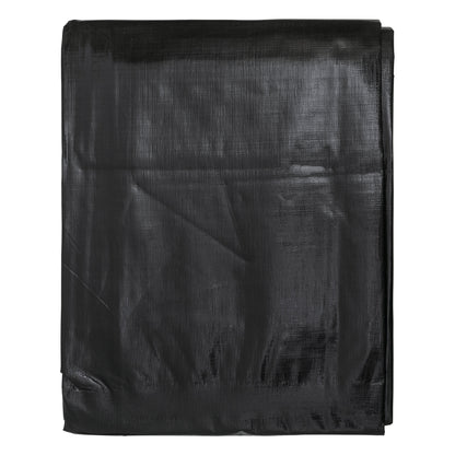 Black/Silver L-Grade Tarpaulin with 20 x 4" Bungee Balls (White) - Best4Trade-Retail Tarpaulins