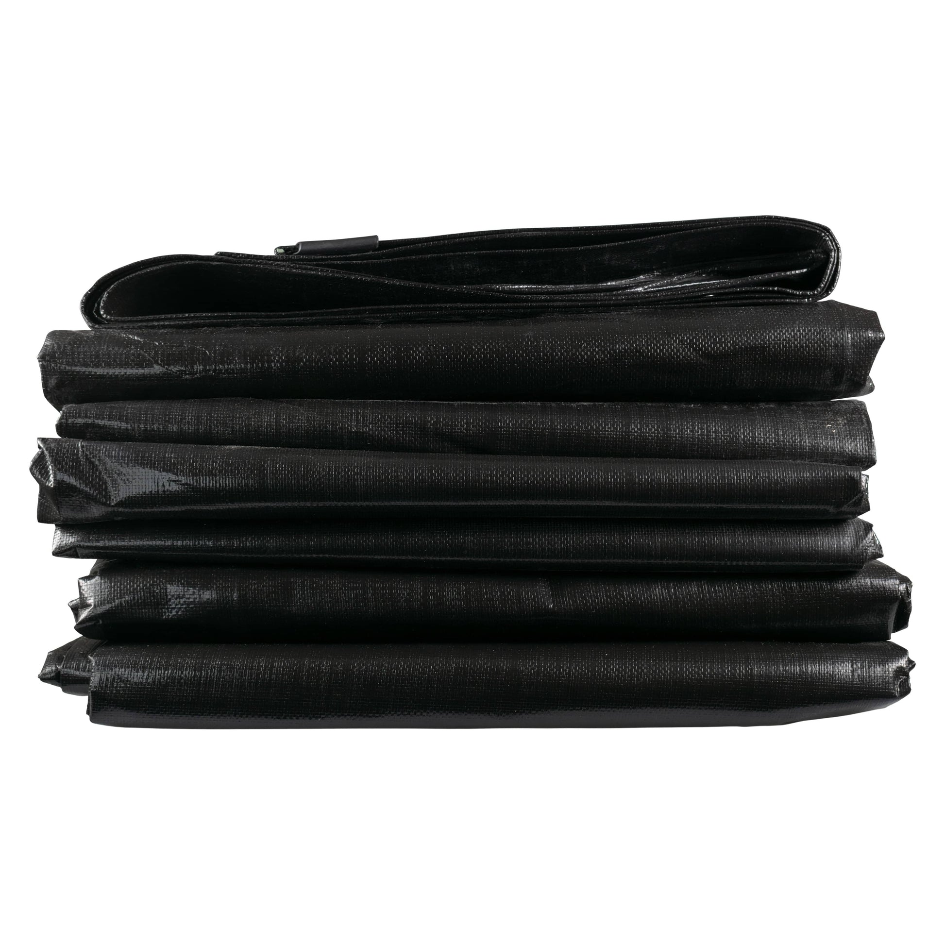 Black/Silver L-Grade Tarpaulin with 10m of 6mm Bungee Rope and 10 x Screw Type Tarp Clips - Best4Trade-Retail Tarpaulins