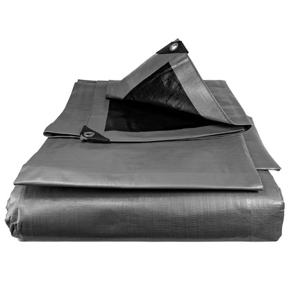 Silver XL-Grade Tarpaulin 4m x 8m