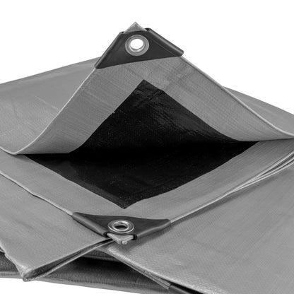 Silver XL-Grade Tarpaulin 5m x 5m - Best4Trade-Retail Tarpaulins