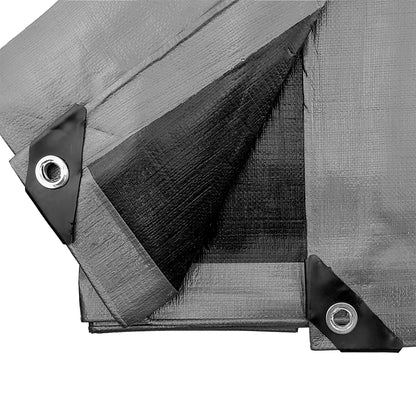 Silver XL-Grade Tarpaulin 5m x 8m