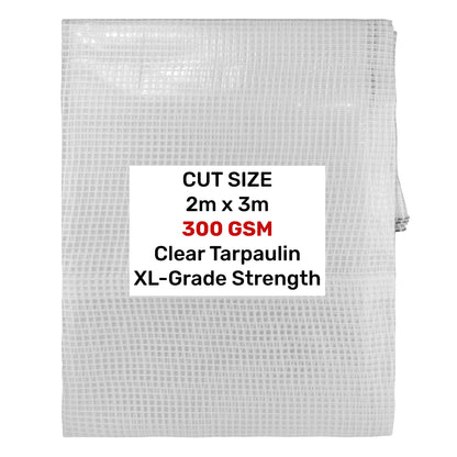 Clear XL-Grade Tarpaulin 2m x 3m - Best4Trade-Retail Tarpaulins