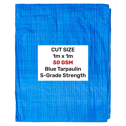 Blue S-Grade Tarpaulin 1m x 1m - Best4Trade-Retail Tarpaulins