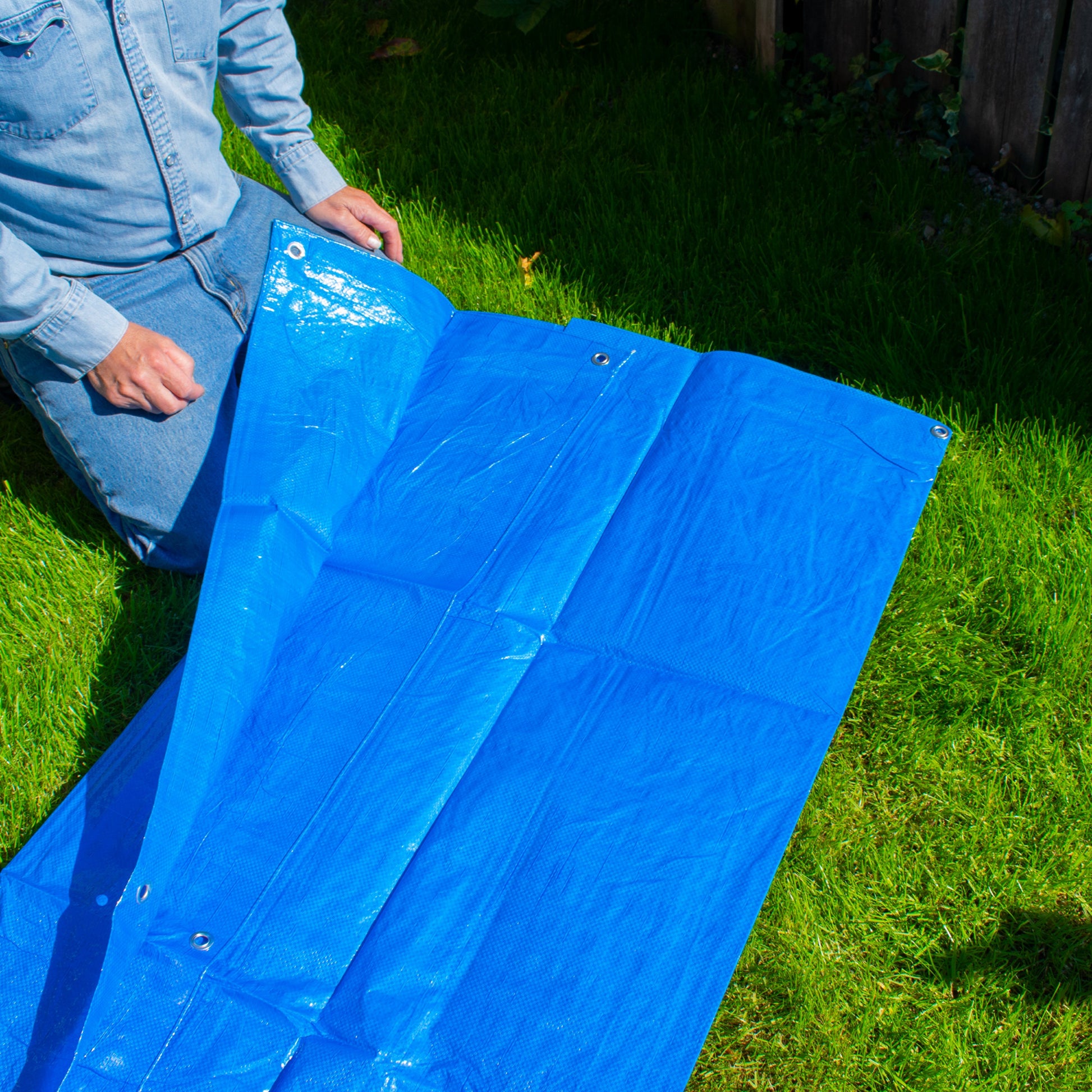 Blue S-Grade Tarpaulin 5m x 8m - Best4Trade-Retail Tarpaulins