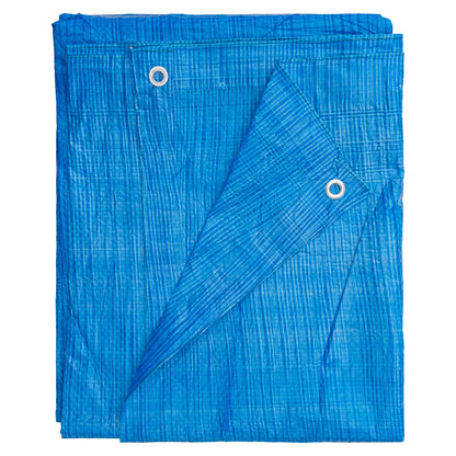 Blue S-Grade Tarpaulin with 20 x 4" Bungee Balls (White) - Best4Trade-Retail Tarpaulins