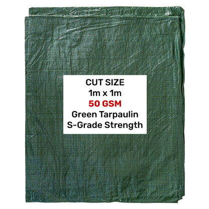 Green S-Grade Tarpaulin 1m x 1m - Best4Trade-Retail Tarpaulins