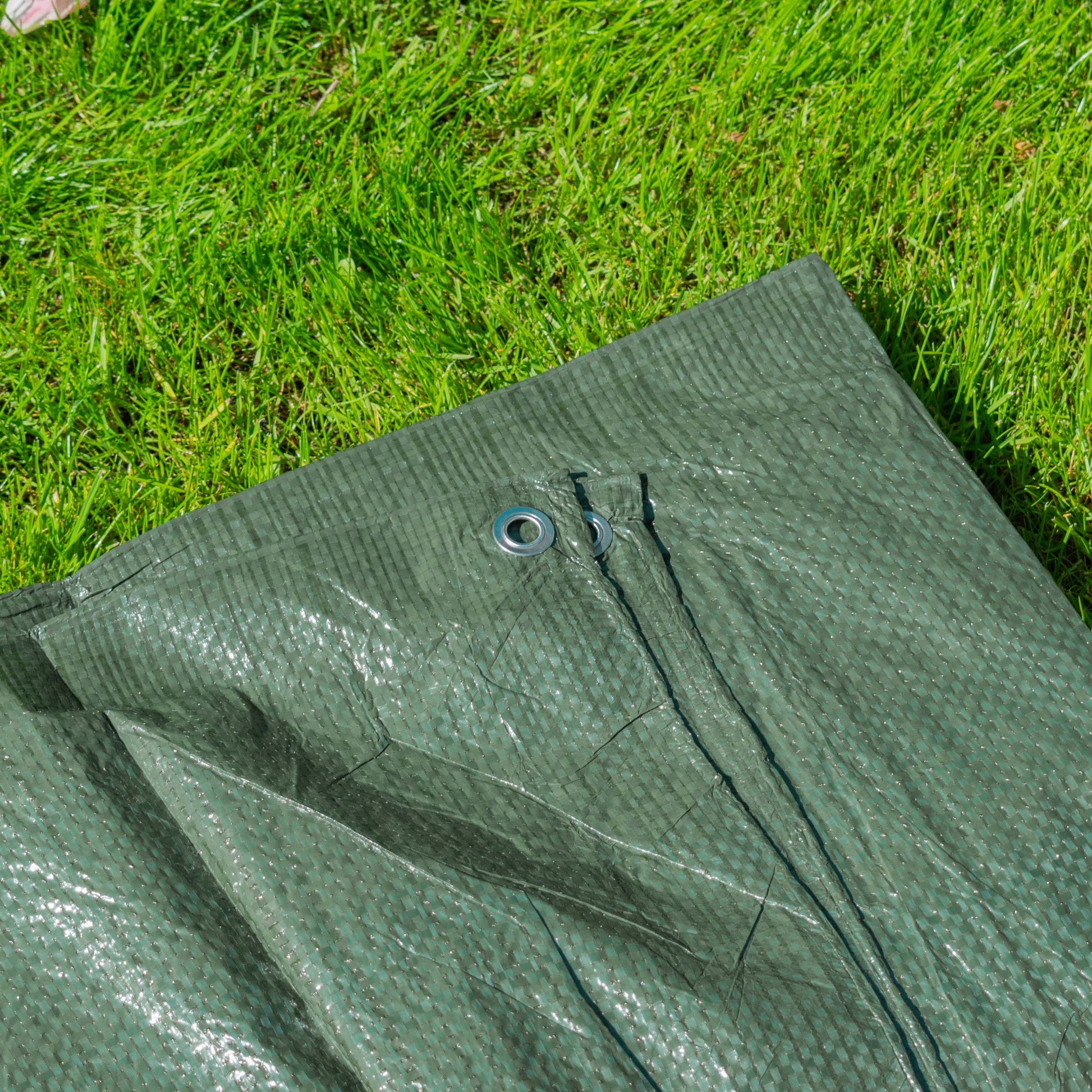 Green S-Grade Tarpaulin 4m x 5m - Best4Trade-Retail Tarpaulins
