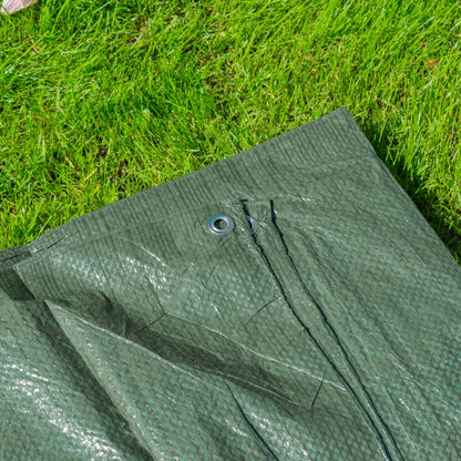 Green S-Grade Tarpaulin 4m x 5m - Best4Trade-Retail Tarpaulins