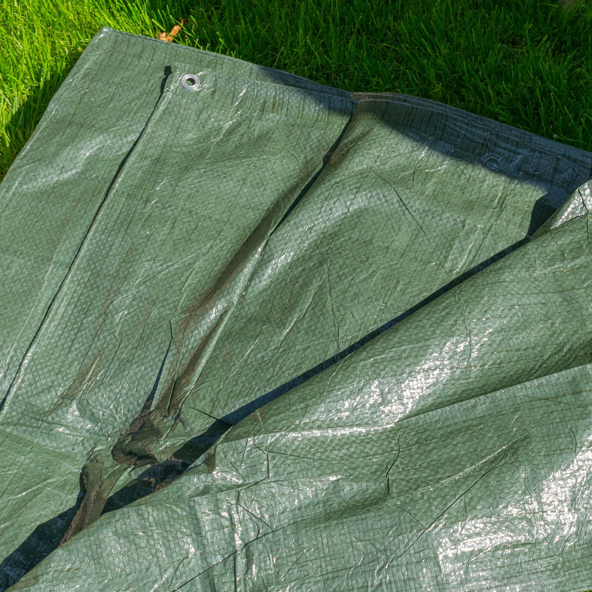 Green S-Grade Tarpaulin 4m x 5m - Best4Trade-Retail Tarpaulins