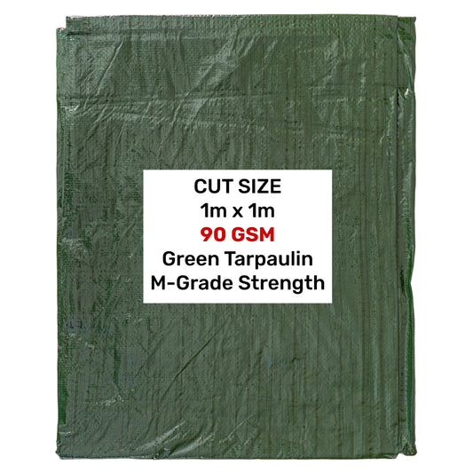 Green M-Grade Tarpaulin 1m x 1m - Best4Trade-Retail Tarpaulins