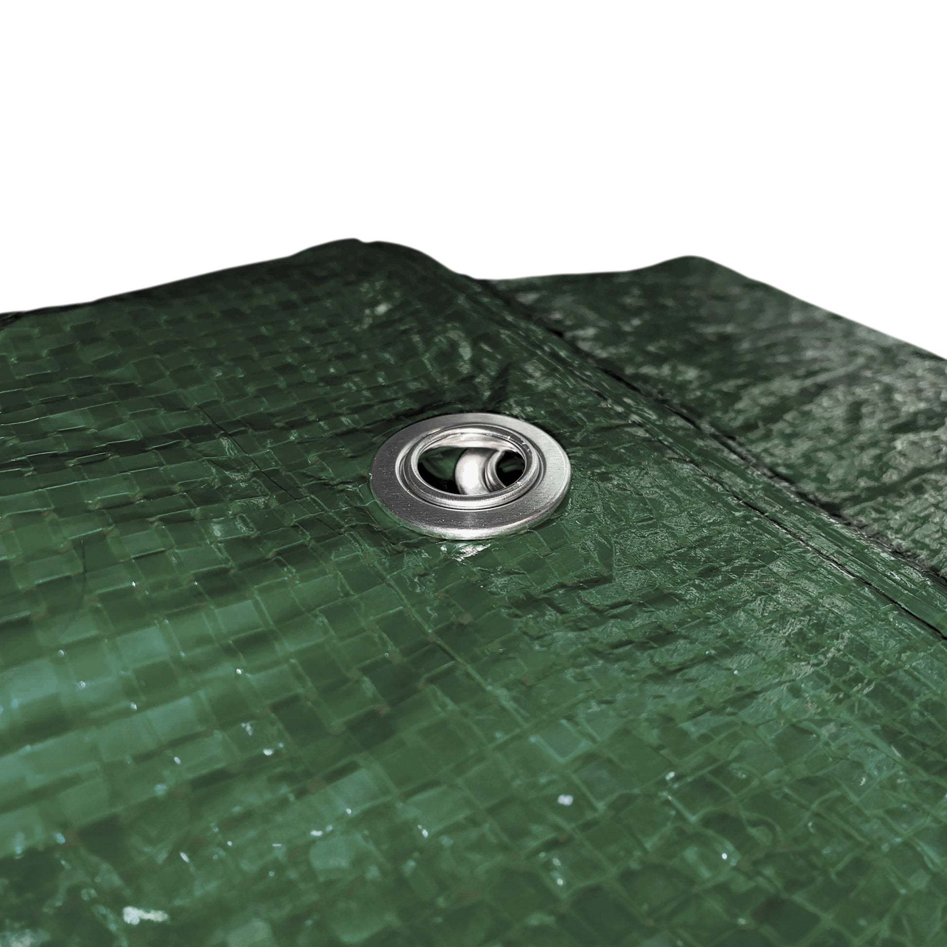 Green M-Grade Tarpaulin with 10 x Bungee Balls (Black) - Best4Trade-Retail Tarpaulins