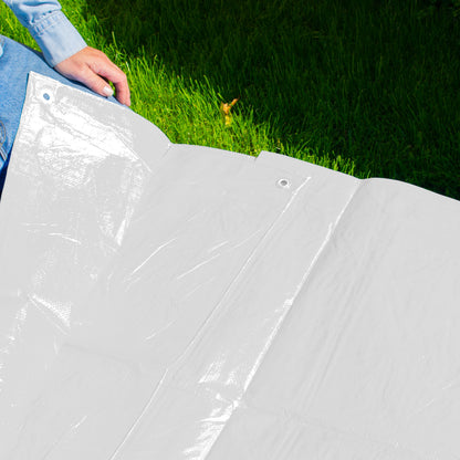 White M-Grade Tarpaulin 1.5m x 2m - Best4Trade-Retail Tarpaulins