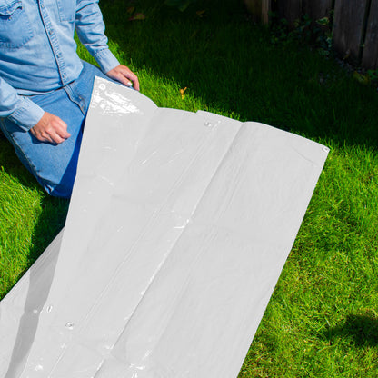 White M-Grade Tarpaulin 2m x 2m - Best4Trade-Retail Tarpaulins