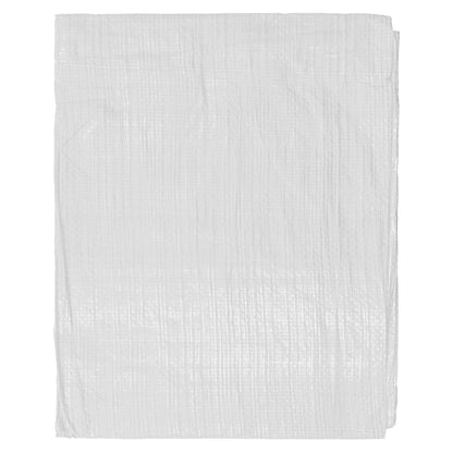 White M-Grade Tarpaulin with 10m of 6mm Bungee Rope and 10 x Slide Type Tarp Clips - Best4Trade-Retail Tarpaulins