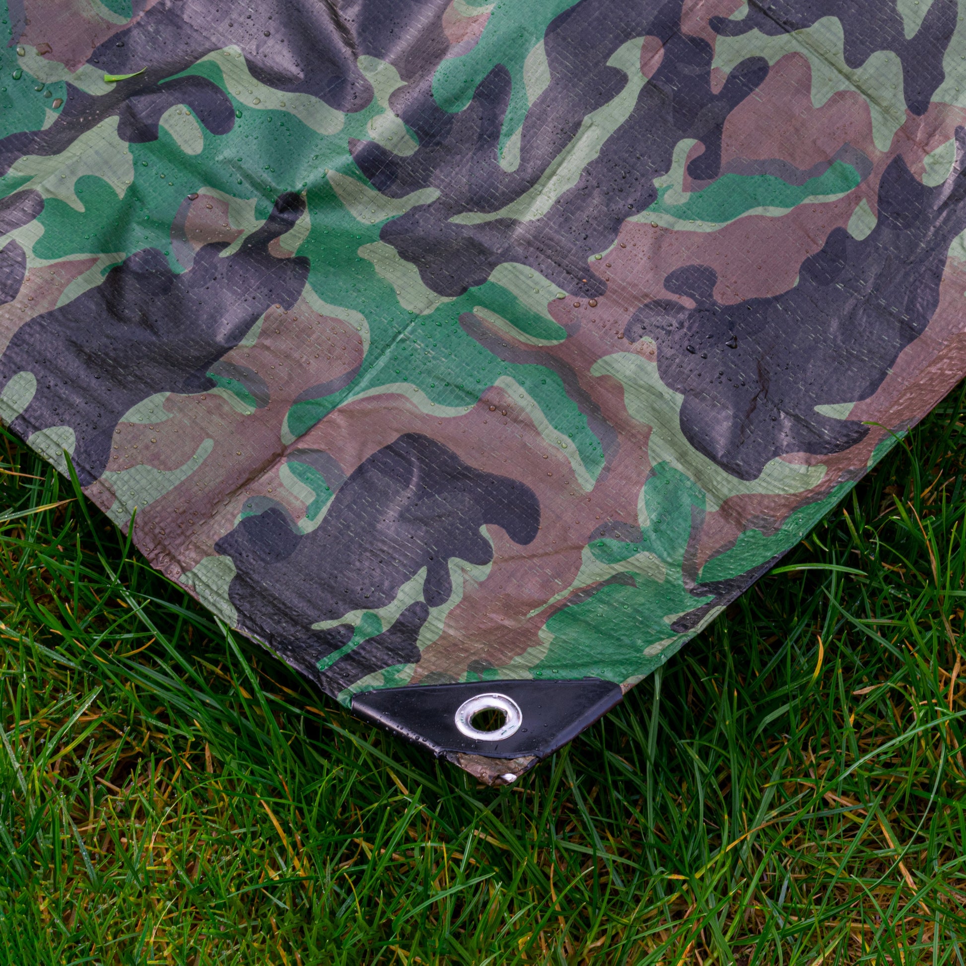 Camouflage M-Grade Tarpaulin 5m x 6m BRADAS - Best4Trade-Retail Tarpaulins