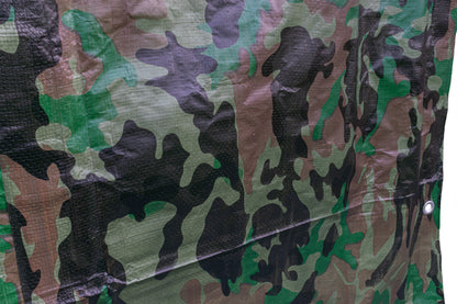 Camouflage M-Grade Tarpaulin 1m x 1m - Best4Trade-Retail Tarpaulins