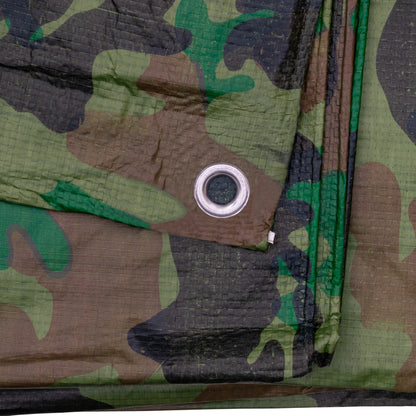 Camouflage M-Grade Tarpaulin 5m x 5m - Best4Trade-Retail Tarpaulins
