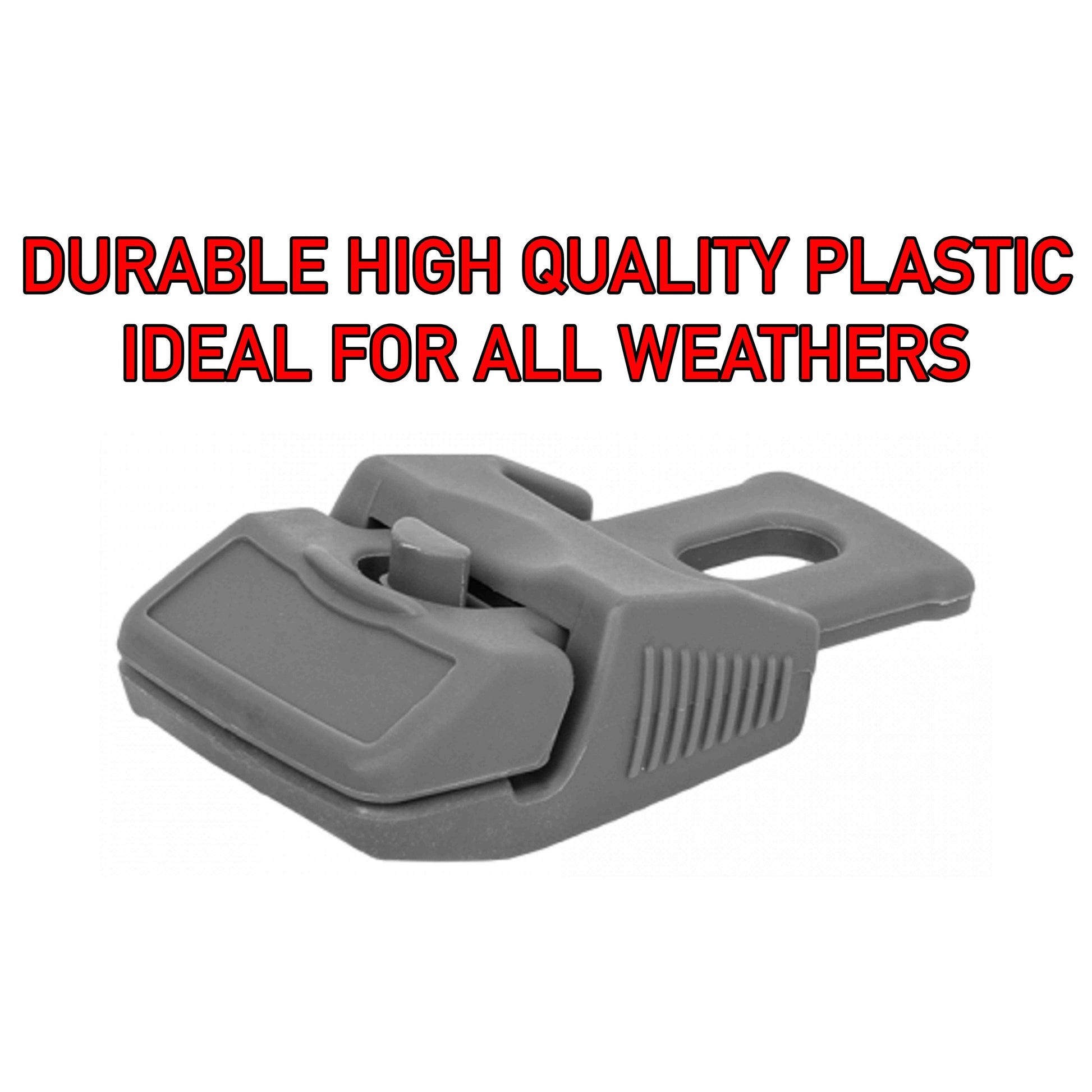 Tarp Clip Gray Slide Type Pack of 10 - Best4Trade-Retail Tarpaulins