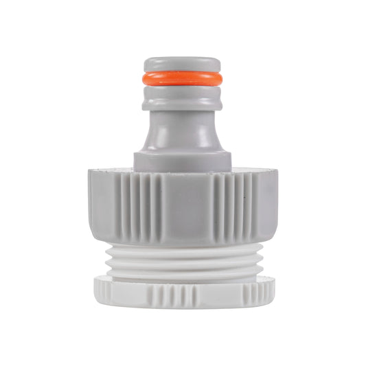 Female Tap Connector 1" or 3/4" BSP Female, Gray/White - Best4Trade-Retail Garden watering