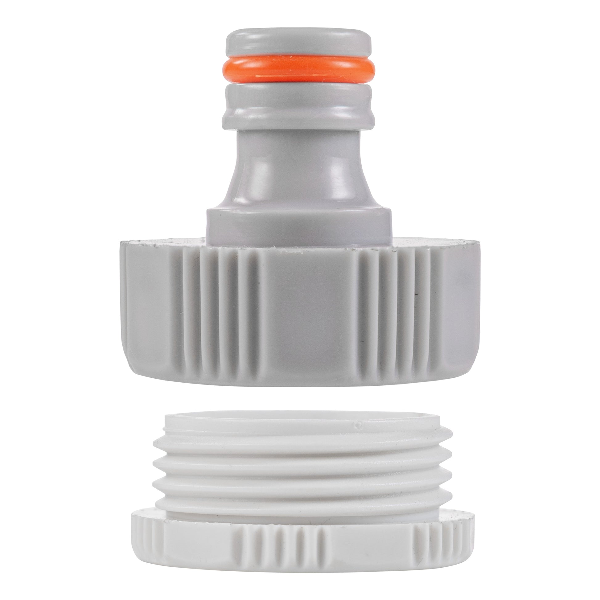 Female Tap Connector 1" or 3/4" BSP Female, Gray/White - Best4Trade-Retail Garden watering