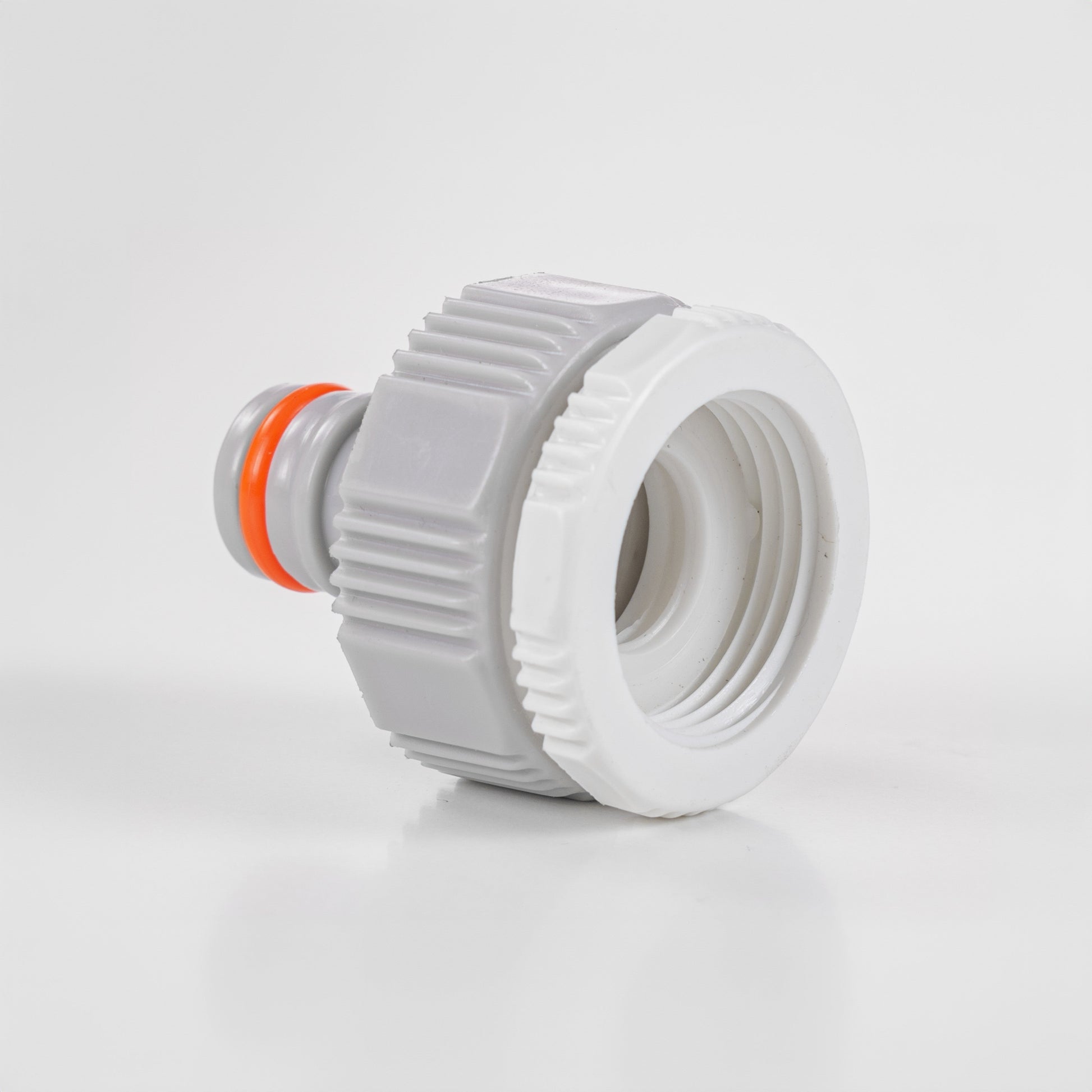 Female Tap Connector 1" or 3/4" BSP Female, Gray/White - Best4Trade-Retail Garden watering