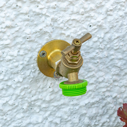 Female Tap Connector 3/4" or 1/2" BSP Female, Green/Gray - Best4Trade-Retail Garden watering