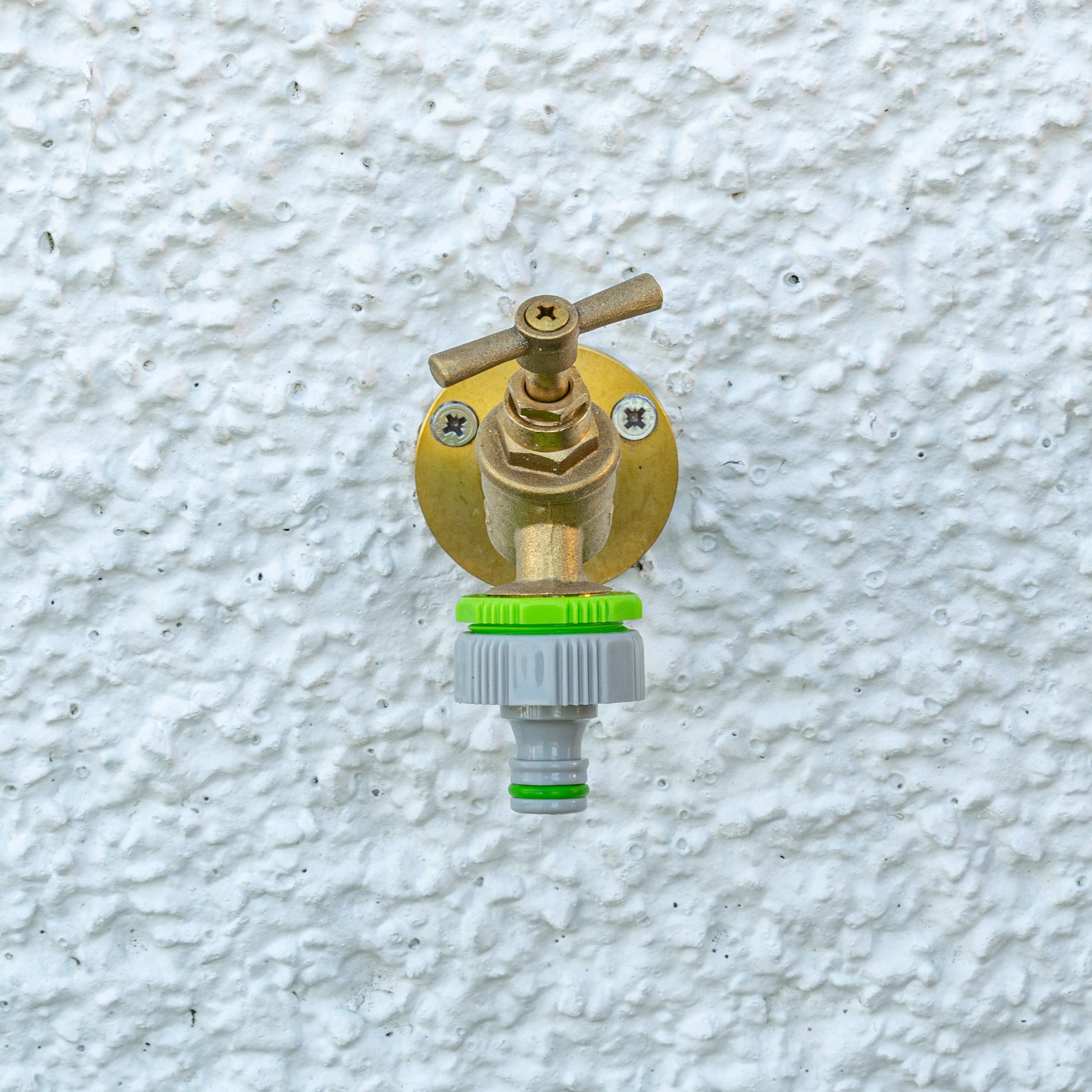 Female Tap Connector 1" or 3/4" BSP Female, Green/Gray - Best4Trade-Retail Garden watering