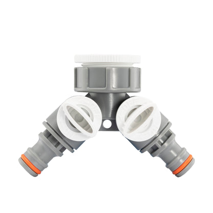Double Tap Connector with Valves WL - Best4Trade-Retail Garden watering