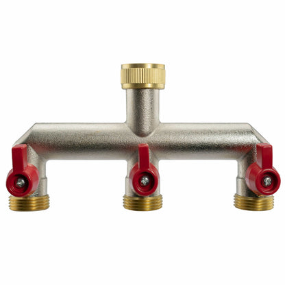 Wall Flange Kit 20mm MDPE + Triple Outlet Metal Splitter Tap - Best4Trade-Retail Tech Hose & Fittings