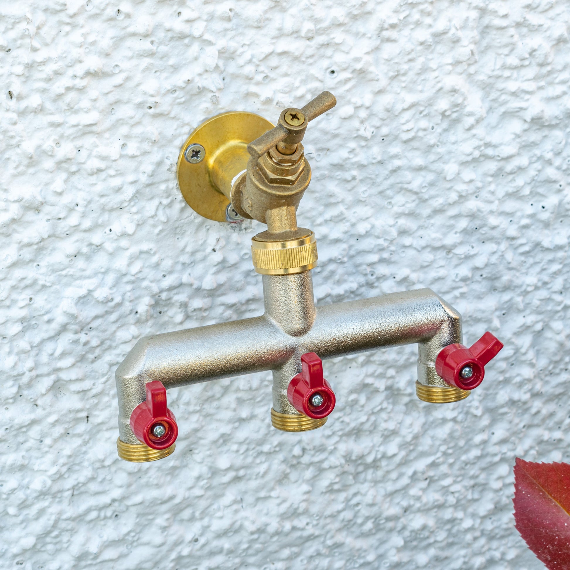 Three Way Tap Splitter Brass 3/4" BSP - Best4Trade-Retail Garden watering
