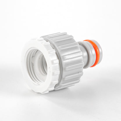 Female Tap Connector 3/4" or 1/2" BSP Female, Gray/White - Best4Trade-Retail Garden watering