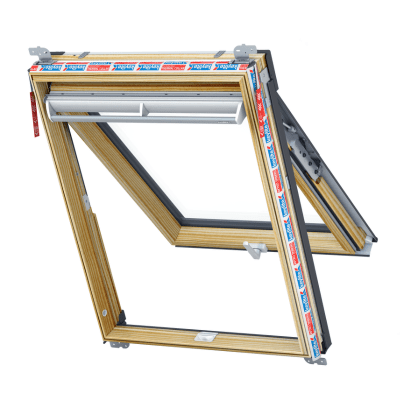 Keylite Pine Top Hung Roof Window Hi-Therm - All Sizes - Keylite