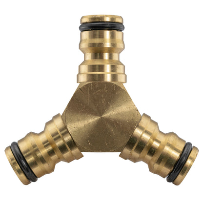 3 Way Male Snap-On Connector Brass - Best4Trade-Retail Garden watering