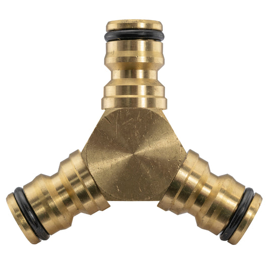 3 Way Male Snap-On Connector Brass - Best4Trade-Retail Garden watering