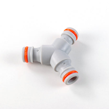 Three Way Connector Male Snap-On Grey/White - Best4Trade-Retail Garden watering