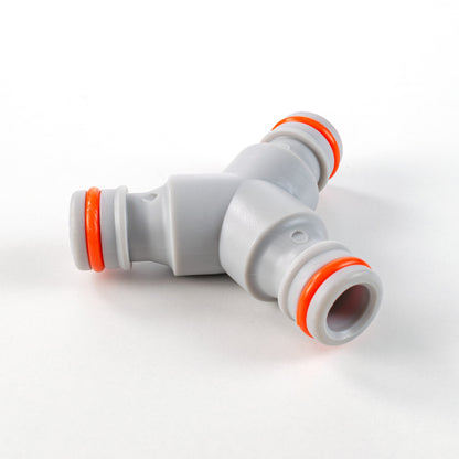 Three Way Connector Male Snap-On Grey/White - Best4Trade-Retail Garden watering