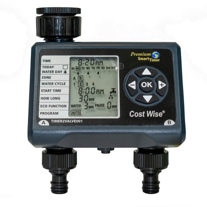 Cost Wise Double Outlet Water Timer - Best4Trade-Retail Garden watering