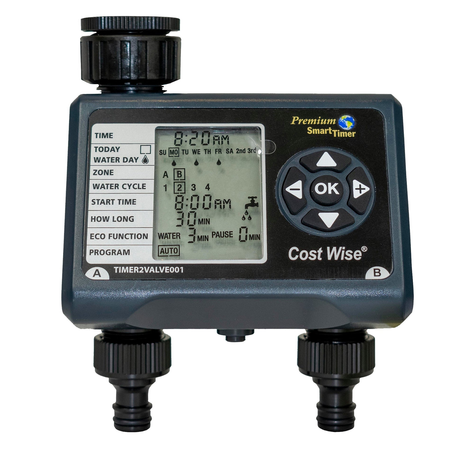 Cost Wise Double Outlet Water Timer - Best4Trade-Retail Garden watering