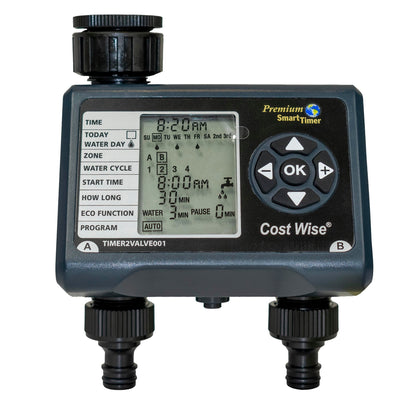 Cost Wise Double Outlet Water Timer - Best4Trade-Retail Garden watering