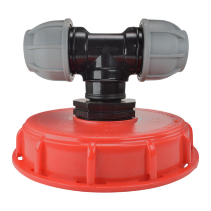 IBC 6-inch Cap Kit with 20mm MDPE Tee - Best4Trade-Retail Garden watering